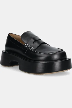J.W.Anderson Mocassini in pelle Platform Moccasin colore FW0168.LA0020.999