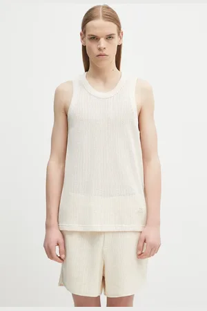 WALES BONNER T-shirt in cotone Groove Tank colore MS25JE10.CO04.100