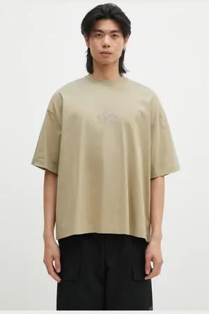 Vetements T-shirt in cotone Oval Logo Cropped Boxy colore UA66TR600T