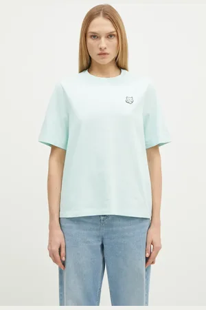 Maison Kitsuné T-shirt in cotone Bold Fox Head Patch Comfort donna colore MW00127KJ0119