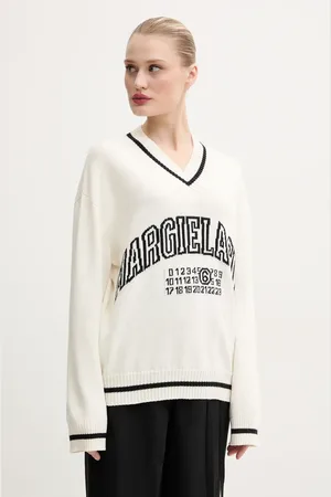 Maison Margiela Maglione in misto lana donna colore S52HN0009.M13085