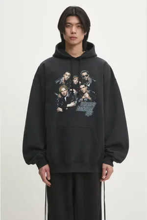 Vetements Felpa Backstreetboys Oversized colore con cappuccio UA66HD700B
