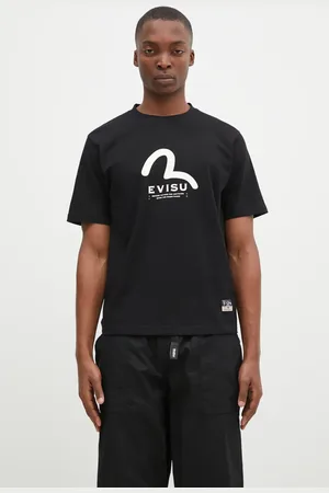 Evisu T-shirt in cotone Seagull & Print uomo colore 2EAHTM4TS7070