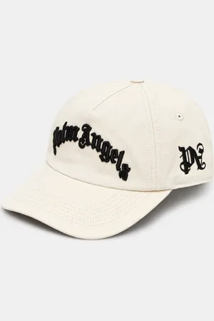 Palm Angels Berretto da baseball in cotone Curved Logo colore con applicazione PMLB10AS25FAB0010310
