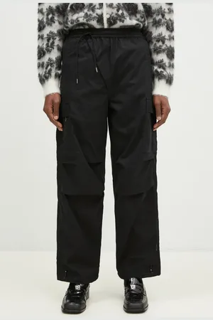 Maharishi Pantaloni in cotone Asym Cargo Track Pants colore 5307.BLACK