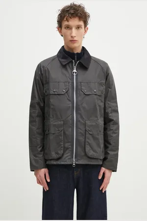 Barbour Giacca Re-Engineered Short Bedale Wax Jacket colore MWX2446
