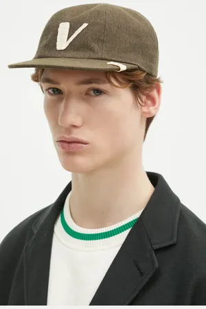 VISVIM Cappello con visiera in cotone Honus Cap colore con applicazione 125103003011