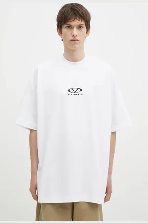 Vetements T-shirt in cotone Oval Logo Oversized colore UA66TR605W