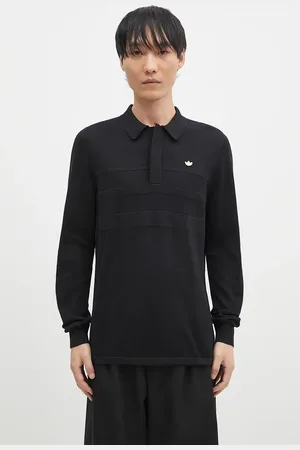 adidas Top a maniche lunghe in cotone Longsleeve Polo colore IY9955