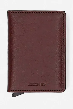 Secrid Portafoglio in pelle Portfel Vegetable Tanned SVG-ESPRESSO-BROWN