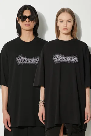 Vetements T-shirt in cotone Bling Logo T-Shirt colore con applicazione UE64TR360B