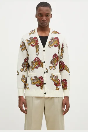 Wacko Maria Cardigan in lana Tim Lehi colore 24FW-WMK-KN22