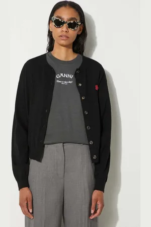 Kenzo Cardigan in cotone Rws Boke Crest Crewneck Cardi colore FE62CA4763LB.99J