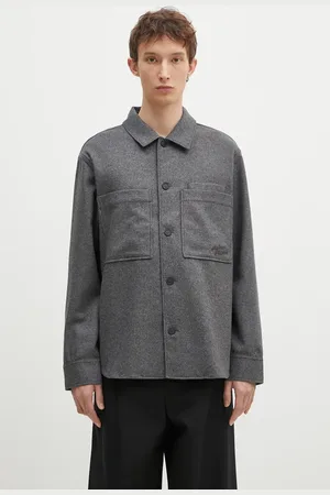 Maison Kitsuné Camicia in lana Overshirt colore MM00401WT0032