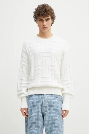 Kenzo Maglione in cotone Weave uomo colore FF55PU7083CB.02