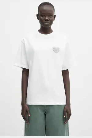 Carhartt T-shirt in cotone S/S Hartt Chain T-Shirt colore I034703