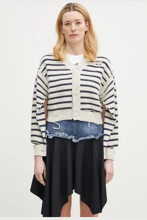 Maison Margiela Cardigan in cotone donna colore S52HP0025