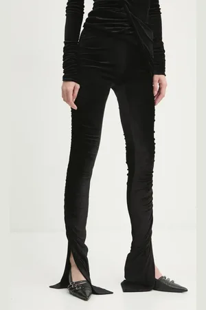 Rick Owens Pantaloni in velluto colore LI02D5335VST