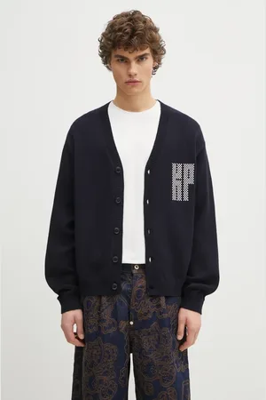 Kenzo Cardigan in lana Kamon uomo colore FF55CA7283BA.79