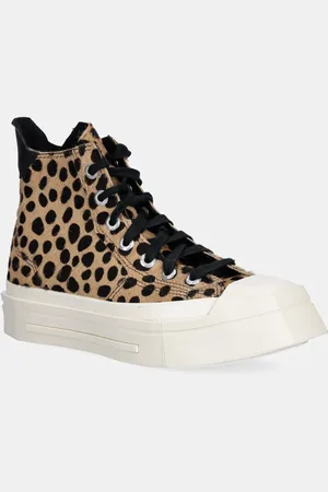 Converse Scarpe da ginnastica in pelle Chuck 70 De Luxe Heel Squared colore A12814C