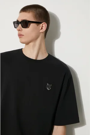 Maison Kitsuné T-shirt in cotone Bold Fox Head Patch Oversize Tee Shirt uomo colore LM00107KJ0119