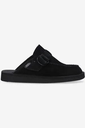 SUICOKE Ciabatte slide in camoscio