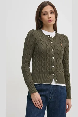 Ralph Lauren Cardigan in cotone colore bianco 211891643
