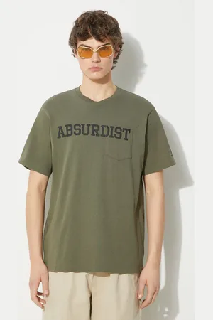 ENGINEERED GARMENTS T-shirt in cotone Printed Cross Crew Neck T-shirt uomo colore OR424.NP121