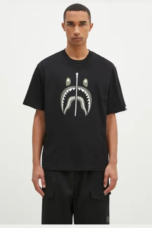 A Bathing Ape T-shirt in cotone Shark Tee #2 uomo colore 1K70110312