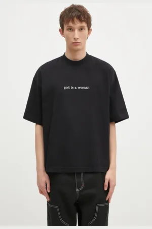 Vetements T-shirt in cotone God Is A Woman Cropped Boxy colore UA66TR725B