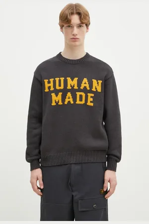 HUMAN MADE Maglione in cotone Lowgauge Knit Sweater uomo colore HM29CS001