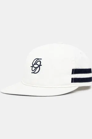 Drôle de Monsieur Berretto da baseball in cotone La Casquette D Miroir colore con applicazione G-CP169-CO138-WT