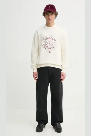 Drôle de Monsieur Maglione in lana Le Pull Slogan Vignes uomo colore F-PO178-WO023-CM