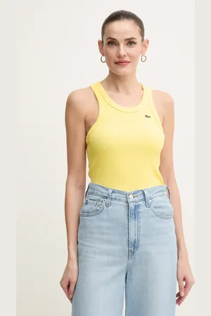 Lacoste Top in cotone colore