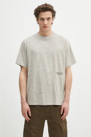 Barbour T-shirt Calton Linen Blend OS Fit T-Shirt colore con applicazione MTS1404