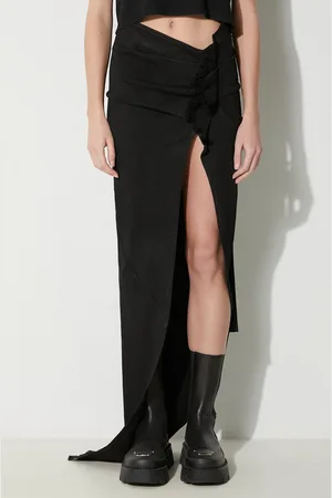 Rick Owens Rick Owens gonna di jeans Denim Skirt Edfu Skirt Long colore DS01D1348.SBB.09