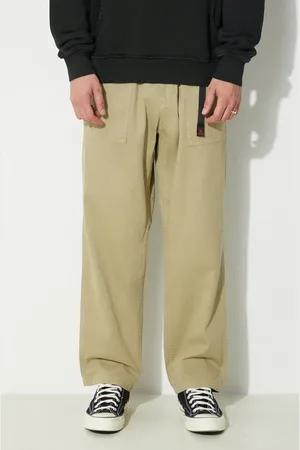 Gramicci Pantaloni in cotone Loose Tapered Ridge Pant colore G114.OGT