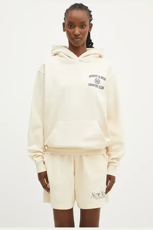 Sporty & Rich Felpa in cotone Varsity Crest donna colore WS066S409VC