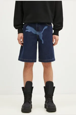 PUMA Pantaloncini di jeans in cotone X A$AP ROCKY Denim Short colore 631066
