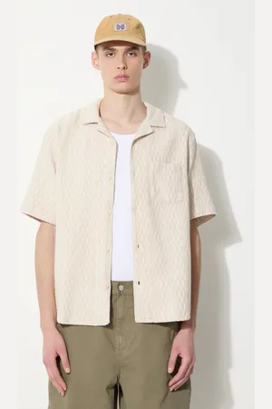 Corridor Camicia in cotone Rainbow Weave Camp uomo colore SS0086
