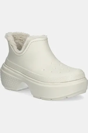Crocs Stivaletti alla caviglia Stomp Lined Shorty Boot donna colore 210673.0JI