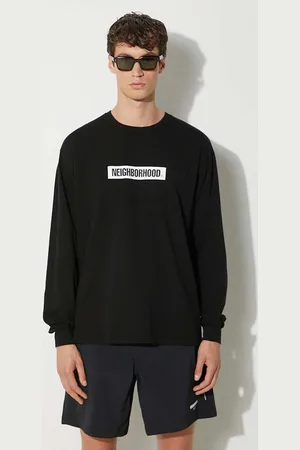 NEIGHBORHOOD Top a maniche lunghe in cotone NH . Tee Longsleeve-2 colore 241PCNH.LT02