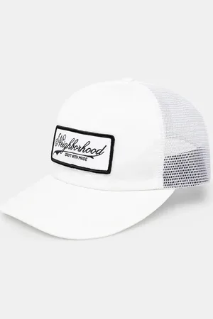 NEIGHBORHOOD Berretto da baseball in cotone Mesh Cap-1 colore con applicazione 241YGNH.HT11