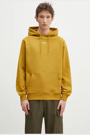 Drôle de Monsieur Felpa in cotone Le Hoodie Slogan Classique uomo colore con cappuccio G-HO161-CO127-MS