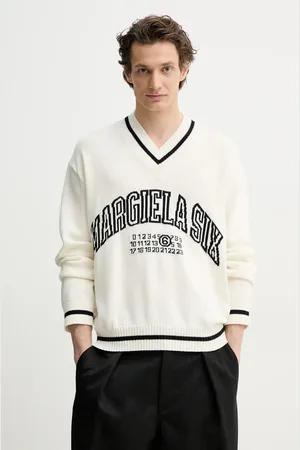 Maison Margiela Maglione in misto lana uomo colore SH0HN0002.M13085