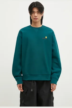 Carhartt Felpa American Script Sweat uomo colore con applicazione I025475.2M1XX