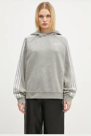 adidas Felpa Wash Hoodie donna colore con cappuccio con applicazione IW3414