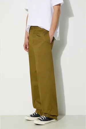 Maison Kitsuné Pantaloni in cotone Relaxed Chino colore MM01106WW0078