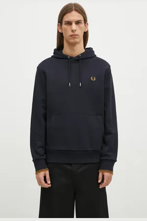 Fred Perry Felpa in cotone uomo colore con cappuccio M2643.R63