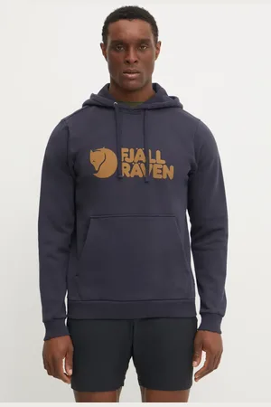 Fjällräven Felpa in cotone uomo colore con cappuccio
